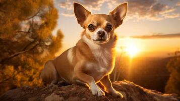 ai generiert Chihuahua hoch Qualität Bild foto