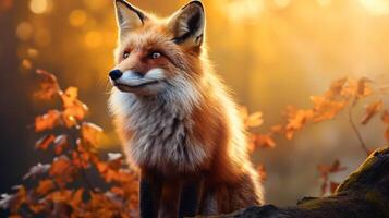 ai generiert Fuchs hoch Qualität Bild foto