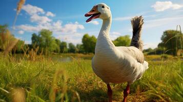 ai generiert Gans hoch Qualität Bild foto