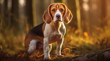 ai generiert Beagle hoch Qualität Bild foto