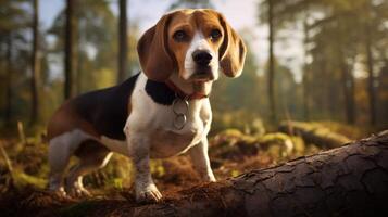 ai generiert Beagle hoch Qualität Bild foto