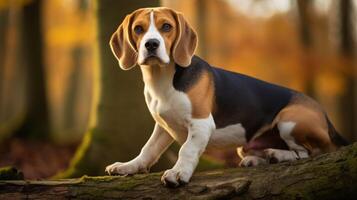 ai generiert Beagle hoch Qualität Bild foto