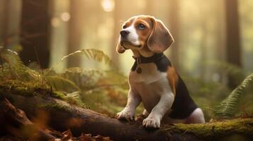 ai generiert Beagle hoch Qualität Bild foto