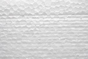 Weiß Polystyrol Schaum Textur Hintergrund foto