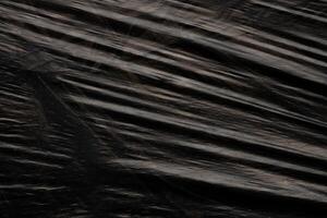 schwarz Plastik Tasche Textur Hintergrund foto
