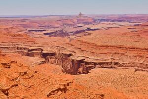 ai generiert Wüste Landschaft Hintergrund foto