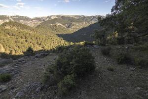 Landschaften und Wanderwege von das schön Natur von das Sierra de Cazorla, jaen, Spanien. Natur Ferien Konzept. foto