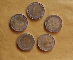 Deutsche 2-Euro-Münzen, Europäische Union foto