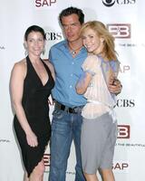 Lesli kay, Antonio sabato jr., und Ashley Jones Fett gedruckt und das schön feiert 5 Jahr Jahrestag von Saft Simicast cbs Fernsehen Stadt los Engel, ca. April 25, 2006 foto