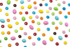 bunt Schokolade Süßigkeiten Tabletten foto