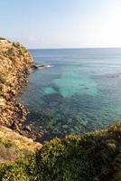 schöne Cala d en Baster auf der Insel Formentera auf den Balearen in Spanien foto