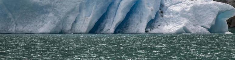 Eisberg- und Ozeanpanorama foto