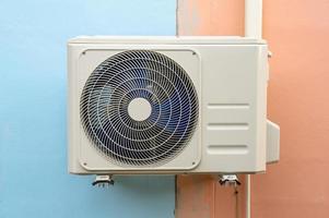Verflüssigungssatz von Klimaanlagen. foto
