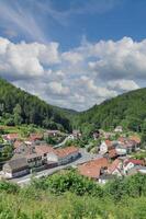 Dorf von zorge,harz Berge, Deutschland foto