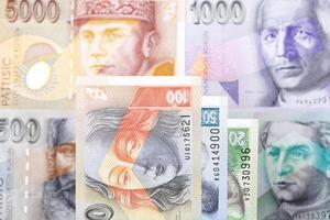 slowakisch Geld ein Geschäft Hintergrund foto