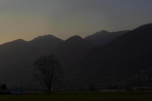 das Himmel ist dunkel foto