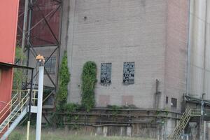 verlassen Beton Fabrik entlang das co Kanal im williamsport Maryland foto