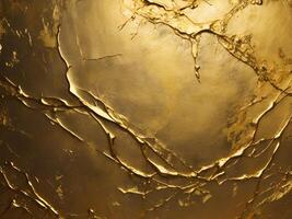 ai generiert golden Marmor Textur Hintergrund, abstrakt Gold Textur mit hoch Auflösung. foto