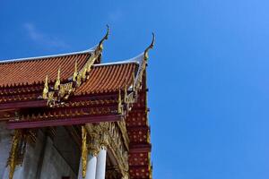 Marmor Tempel wat Benchamabophit Bangkok, Thailand foto