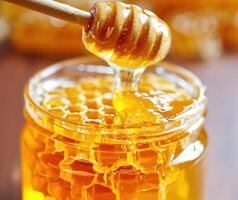 ai generiert Honig Extrakt natürlich Produkt foto