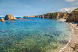 felsig Küste von Spanien. Galicien foto