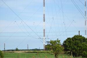 Antenne Plattformen zum Getriebe von Radio Wellen foto