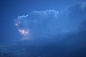 Blitze im Sturm Wolken foto
