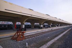 29 Dezember 2023 dhaka, Bangladesch. Kamlapur Eisenbahn Bahnhof foto