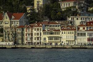 bebek Kreis Aussicht von Istanbul Bosporus Kreuzfahrt foto