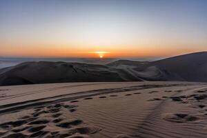 2023 8 13 Peru Sonnenuntergang im das Wüste 7 foto