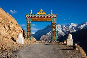 Tore von ki Gompa, spiti Schlucht, Himachal Pradesh foto