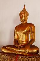 Sitzung Buddha Statue schließen hoch, Thailand foto