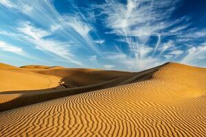 Sand Dünen im Wüste foto