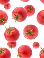 nahtloses Muster mit Tomaten foto