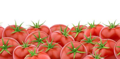 Haufen von Tomaten, horizontal nahtlos Muster foto