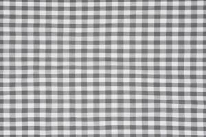 grau Gingham Stoff Muster Hintergrund. foto