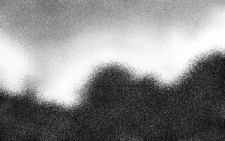 elegant körnig schwarz Farbe Gradient Welle Hintergrund mit Lärm oder Grunge Textur Auswirkungen. charmant körnig schwarz Farbe Gradient. abstrakt schwarz Grunge Gradient Hintergrund. Kopieren Raum. foto