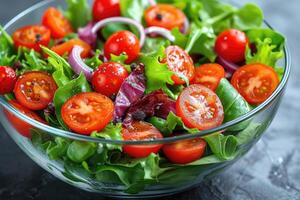 ai generiert Essen auf das Küche Tabelle zu Post auf Sozial Medien Fachmann Werbung Essen Fotografie foto