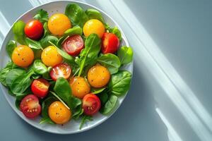 ai generiert Essen auf das Küche Tabelle zu Post auf Sozial Medien Fachmann Werbung Essen Fotografie foto