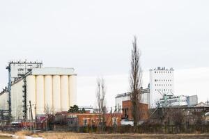 Gebäude zum Speicherung und Trocknen Korn foto