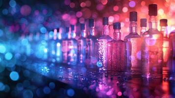 ai generiert abstrakt schön Hintergrund zum Wodka Geschäft Werbung. foto