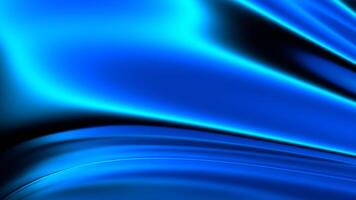 abstrakt Blau Hintergrund mit glatt Linien im Es, 3d machen foto
