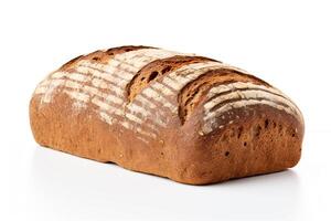 ai generiert Roggen Brot Nahansicht foto