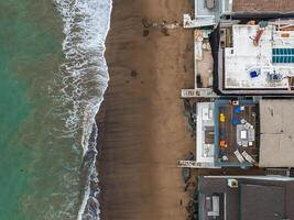 Malibu Strand Antenne Aussicht im Kalifornien in der Nähe von los Engel, USA. foto