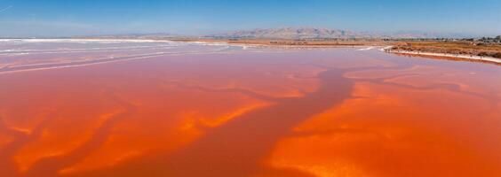 Rosa Salz- Teiche beim alviso Yachthafen Bezirk Park foto