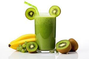 ai generiert Kiwi Grün Smoothie foto