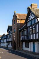 Steyning, Westen Sussex, Vereinigtes Königreich - - Januar 10. Aussicht von Gebäude im Steyning, Westen sussex auf Januar 10, 2024 foto