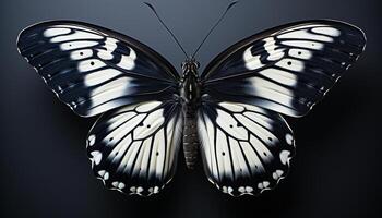 ai generiert Schmetterling fliegend, Schönheit im Natur, Zerbrechlichkeit, Sommer- generiert durch ai foto