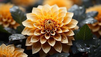 ai generiert beschwingt Rosa Lotus blühen spiegelt im Wasser generiert durch ai foto