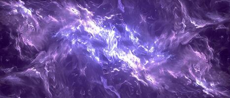 ai generiert abstrakt beschwingt lila Wolken mit dynamisch Energie Texturen foto